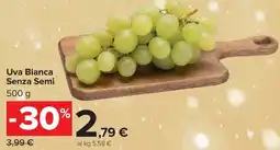 Carrefour Market Uva Bianca Senza Semi offerta