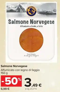 Carrefour Market Salmone Norvegese offerta