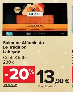 Carrefour Market Salmone Affumicato Le Tradition Labeyrie offerta