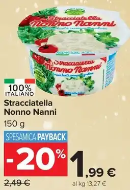 Carrefour Market Stracciatella Nonno Nanni offerta