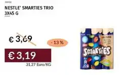 Prezzemolo e Vitale Nestle' smarties trio offerta