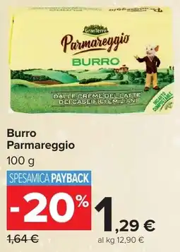Carrefour Market Burro Parmareggio offerta
