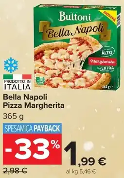 Carrefour Market Bella Napoli Pizza Margherita offerta