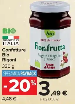 Carrefour Market Confetture Bio Rigoni offerta