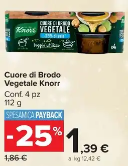 Carrefour Market Cuore di Brodo Vegetale Knorr offerta