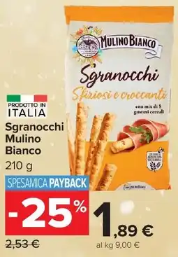 Carrefour Market Sgranocchi Mulino Bianco offerta