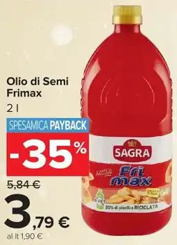 Carrefour Market Olio di Semi Frimax offerta