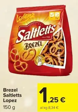Carrefour Market Brezel Saltletts Lopez offerta