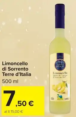 Carrefour Market Limoncello di Sorrento Terre d'Italia offerta
