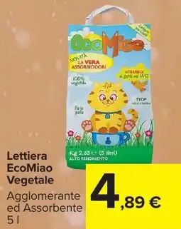 Carrefour Market Lettiera EcoMiao Vegetale offerta