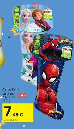 Carrefour Market Calza Zaini Licenze offerta