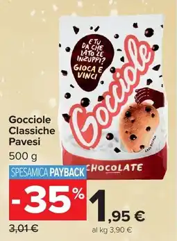 Carrefour Market Gocciole Classiche Pavesi offerta