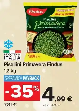 Carrefour Market Pisellini Primavera Findus offerta