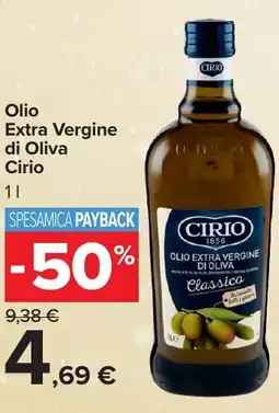 Carrefour Market Olio Extra Vergine di Oliva Cirio offerta