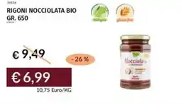 Prezzemolo e Vitale Rigoni nocciolata bio offerta