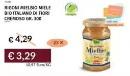 Prezzemolo e Vitale Rigoni mielbio miele bio italiano di fiori cremoso offerta