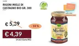 Prezzemolo e Vitale Rigoni miele di castagno bio offerta