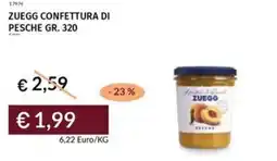 Prezzemolo e Vitale Zuegg confettura di pesche offerta