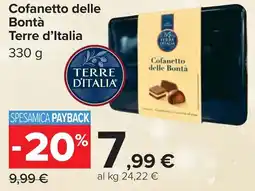 Carrefour Cofanetto delle Bontà Terre d'Italia offerta