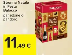 Carrefour Strenna Natale in Festa Balocco offerta