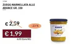 Prezzemolo e Vitale Zuegg marmellata alle arance offerta