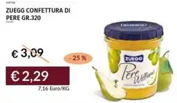 Prezzemolo e Vitale Zuegg confettura di pere offerta