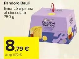 Carrefour Pandoro Bauli offerta