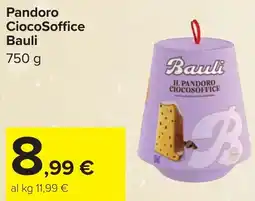 Carrefour Pandoro CiocoSoffice Bauli offerta
