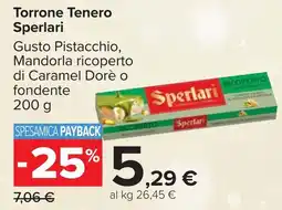 Carrefour Torrone Tenero Sperlari offerta