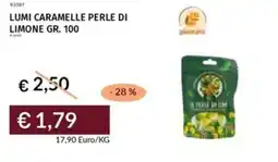 Prezzemolo e Vitale Lumi caramelle perle di limone offerta