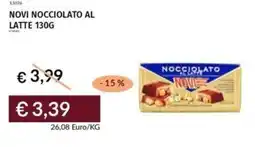 Prezzemolo e Vitale Novi nocciolato al latte offerta