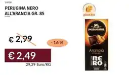 Prezzemolo e Vitale Perugina nero all'arancia offerta