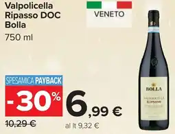 Carrefour Valpolicella Ripasso DOC Bolla offerta
