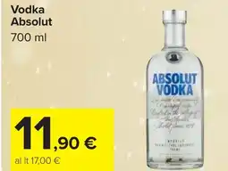 Carrefour Vodka Absolut offerta