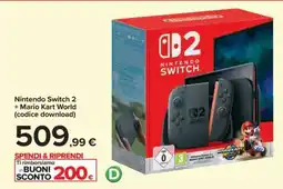 Carrefour Nintendo Switch 2 + Mario Kart World offerta