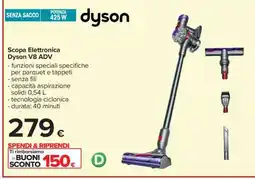 Carrefour Scopa Elettronica Dyson V8 ADV offerta