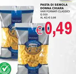 èccoMI Pasta di semola DONNA CHIARA offerta