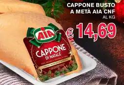èccoMI Cappone busto a metà AIA CNF offerta