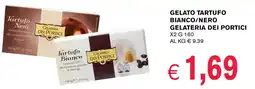 èccoMI Gelato tartufo bianco/nero GELATERIA DEI PORTICI offerta