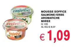 èccoMI Mousse soffice salmone/erbe aromatiche MIREE offerta
