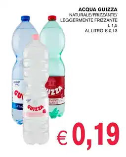 èccoMI Acqua guizza naturale/frizzante/ leggermente frizzante offerta