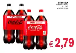 èccoMI Coca cola classica/zero offerta
