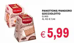 èccoMI Balocco panettone/pandoro gocciolotto offerta