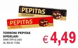 èccoMI Torroni pepitas SPERLARI offerta