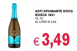 èccoMI Asti spumante docg BOSCA 1831 offerta