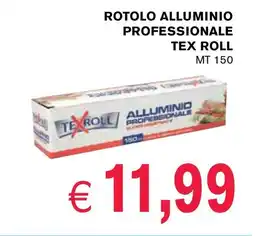 èccoMI Rotolo alluminio professionale TEX ROLL offerta