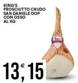 Vantaggio Cash&Carry King's prosciutto crudo san daniele dop con osso offerta
