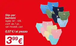 KiK Slip per bambini offerta