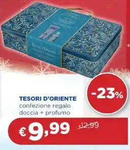 Acqua & Sapone TESORI D'ORIENTE confezione regalo doccia + profumo offerta