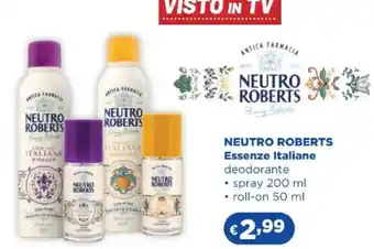 Acqua & Sapone NEUTRO ROBERTS Essenze Italiane deodorante offerta